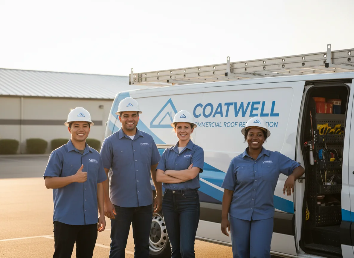 Commercial roof coating company in Fenton, LA
